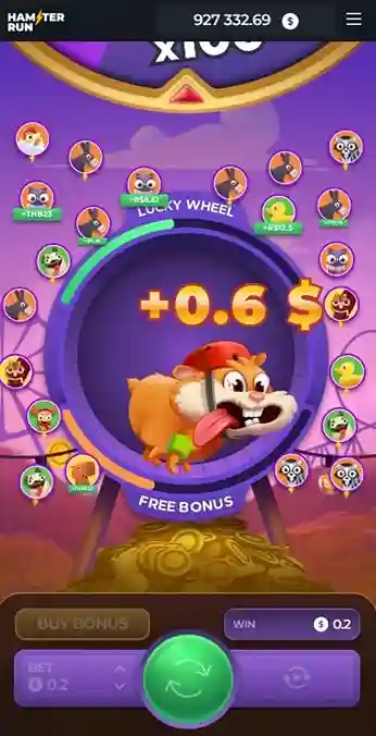 Configuring Auto-Cashout settings in Hamster Run slot